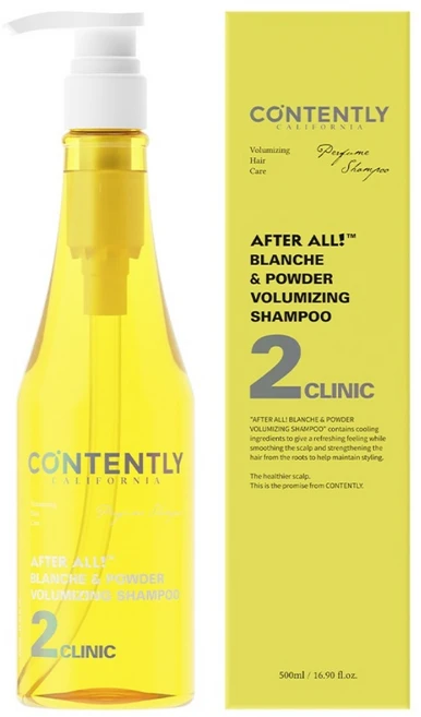 컨텐트리 미산성 탈모완화 두피뽕샴푸 볼류마이징 샴푸 블랑쉬 앤 파우더향 500ml, 1개 - 쿠팡