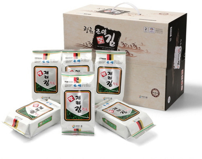 광천 조양 맛 선물용 재래 도시락 식탁김 72봉지 (5g 10매), 5g, 단품