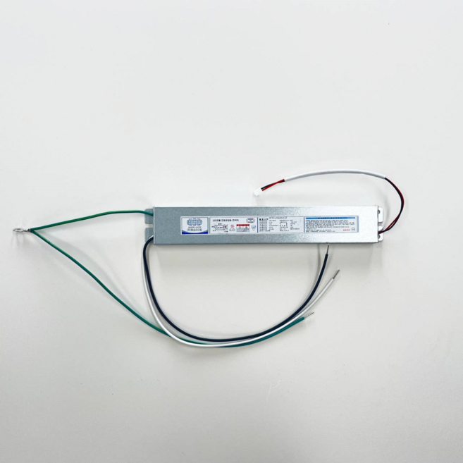 화승라이팅 YH-25W45VCSF 25W 45V 엣지형 슬림형 LED컨버터 안정기 안전기 극성: 오른쪽(+), 1개