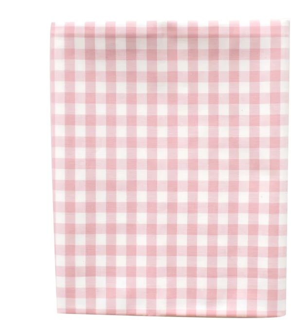 르우홈 선염 체크 패브릭 원단, 베이비핑크, 1개 - 쿠팡