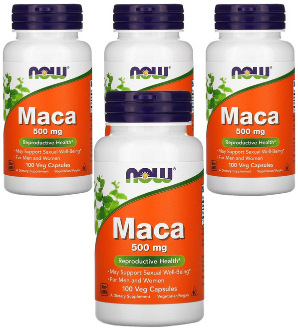 나우푸드 마카 남성갱년기 호르몬 500mg 100정 4개