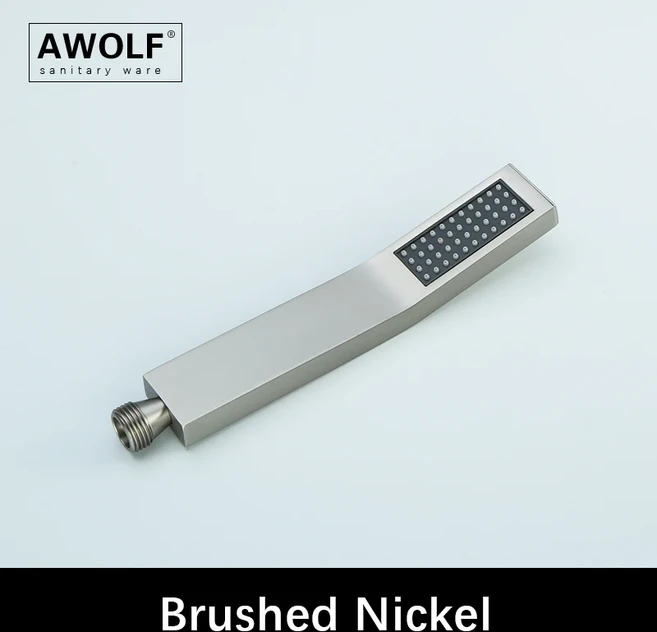 브러시드 니켈 에코 퍼포먼스 핸드셰이워 핸드헬드 샤워 헤드 1893180억, Brushed Nickel