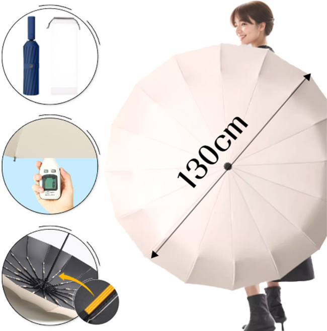 자이언트 초대형 접이식 우산 자외선차단 3단자동 골프 양산