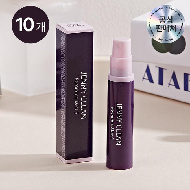 제니클린 페미닌 미스트 이너퍼퓸 Y존 항균 보습 소취 휴대용 청결제 10ml, 10개