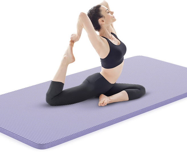 원트두 요가매트 NBR 프리미엄 필라테스 스트레칭 운동매트, 1개, 토란퍼플
