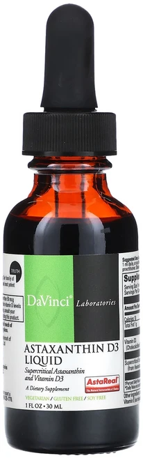 DaVinci Laboratories 아스타잔틴 D3 액상 30ml(1fl oz), DaVinciLaboratories아스타잔틴D3액상30, 1개, 30ml - 쿠팡
