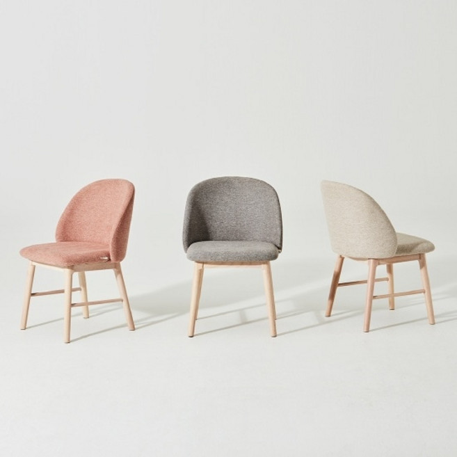 도노 컴피 식탁의자 (2개입 5종/택1), D형: 믹싱그레이(D)