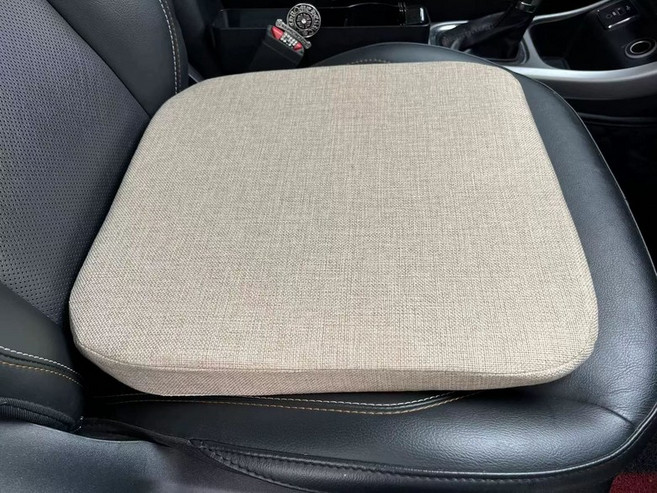 키높이방석 시트 경사방석 자동차 키높이 운전석, 4cm 키 증가 통기성 있는 이중 원단