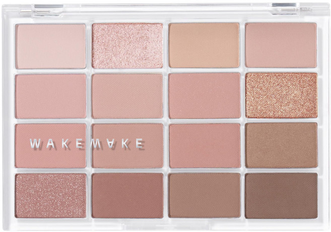 [WAKEMAKE (05 웨이크 메이크 공식]소프트 블러링 아이 팔레트 뮤트 코럴, 1개, 상세페이지 참조