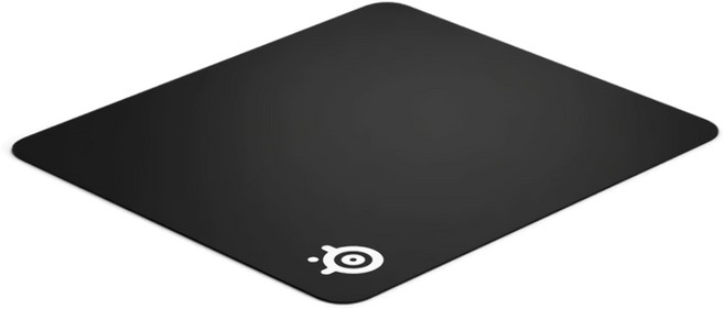 SteelSeries QcK + 63003 게이밍 마우스 패드 대형 논 슬립 러버베이스 블랙
