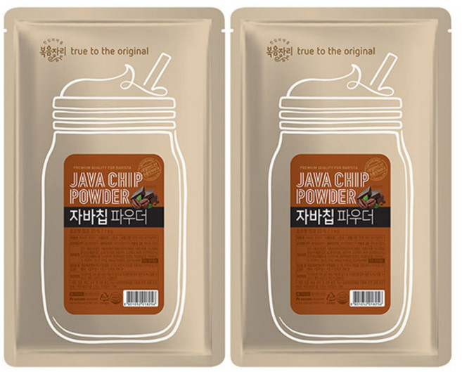 대상 복음자리 자바칩 파우더 1kg 2개 묶음