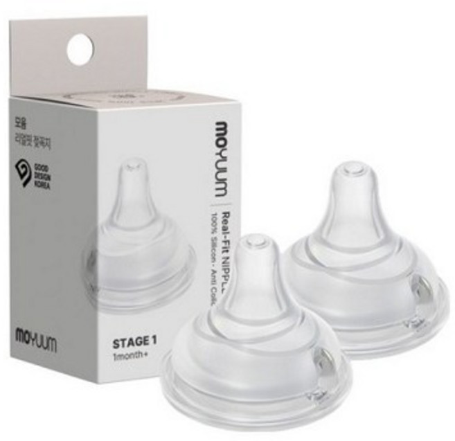 모윰 3세대 리얼핏 젖꼭지, 3단계 (6month ~), 1세트
