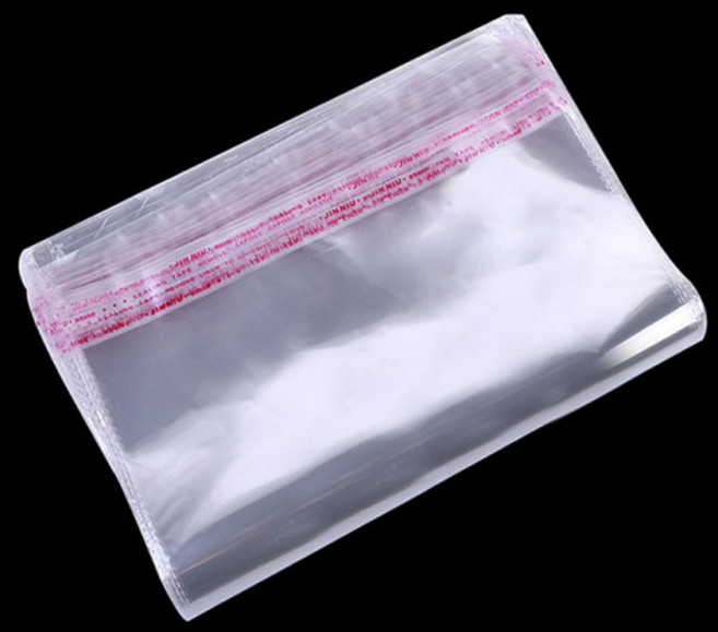 대형 OPP봉투 100장 투명 폴리백, 접착 OPP봉투