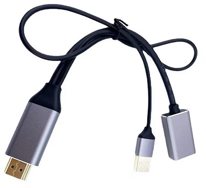 HDTMI公轉DP母 USB供電轉接線 4K高清 PS4/PS5 遊戲電視顯示器轉接線, 1個, HDMI轉Dp母轉換線, HDMI轉Dp母轉換線