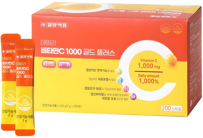 일양약품 데일리 비타민C 1000 골드 플러스 200p, 400g, 1개