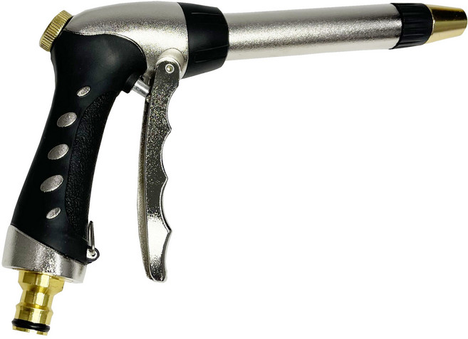 유현 2대 프리미엄 매직호스 고압 분사기 세차 정원 주방 요술호수, 호스부품-롱건, 검정, 21.5cm