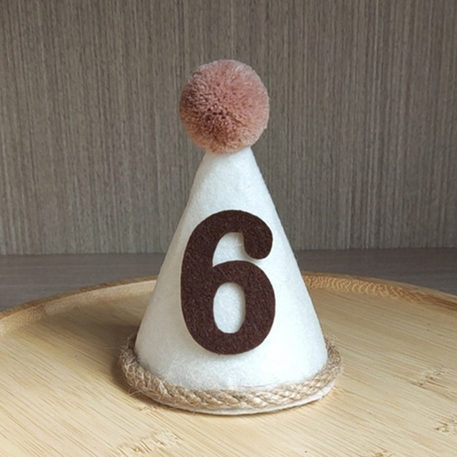 GoGraphy 生日帽慶生帽派對帽 多款造型兒童寵物生日派對裝飾, 6, 1個