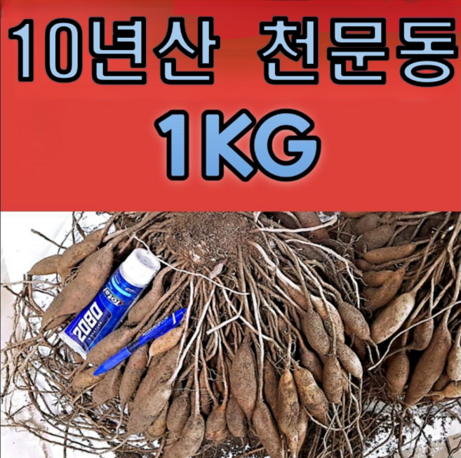 국내산 10년근 천문동 1kg 1개