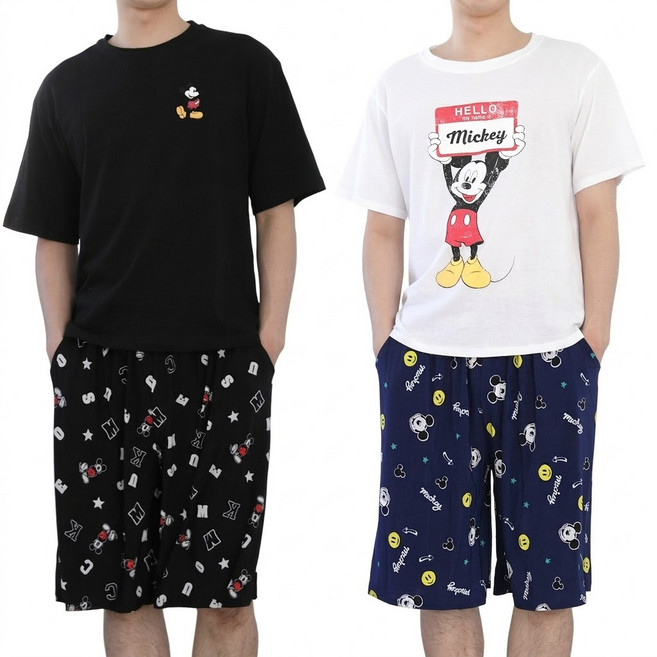 디즈니 남녀 아이스 반바지 2장 세트 DB157