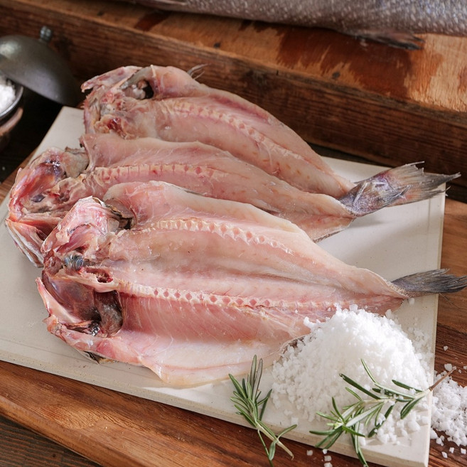 (국내산) 녹차품은 여수 반건조 민어 10미, 10개, 활복민어