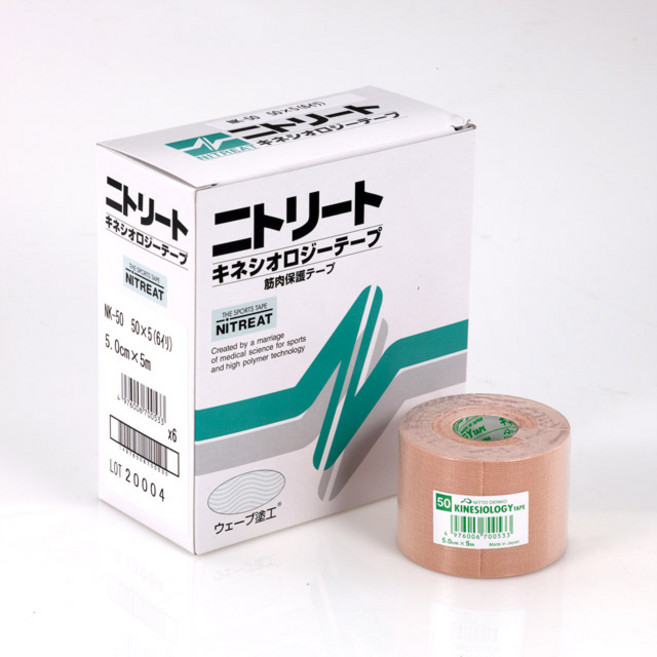 닛또 키네시올로지 스포츠 테이프 닛또 6p, 6개