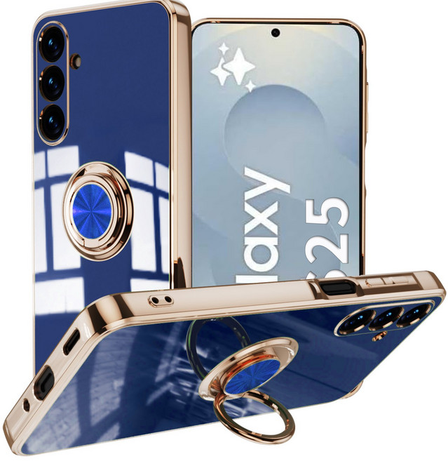 커위안 전기도금 링 실리콘 보호 케이스 핸드폰 게이스