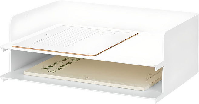 시스맥스 시스템트레이 와이드, 화이트, 2단