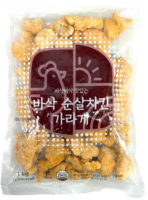 상도 바삭 순살치킨가라게 냉동