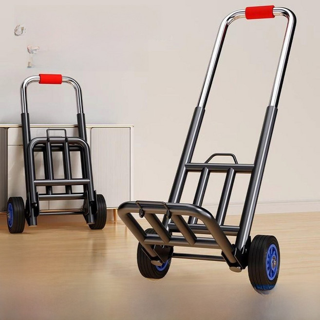 접이식 카트 쇼핑 폴딩 보냉 하이 오캐리 사각 손수레 프로 큐폴드 바퀴 4바퀴 보온보냉, 1 중간 휠 내하중 약 40kg