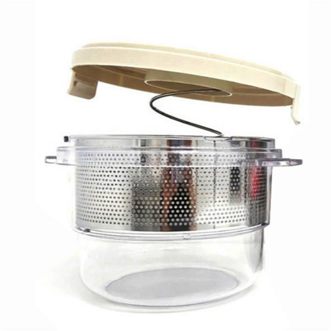 식품용 탈수망 2.5L 대용량 야채 두부 나물 물기 짜기 스냅잇 스텐타공채반