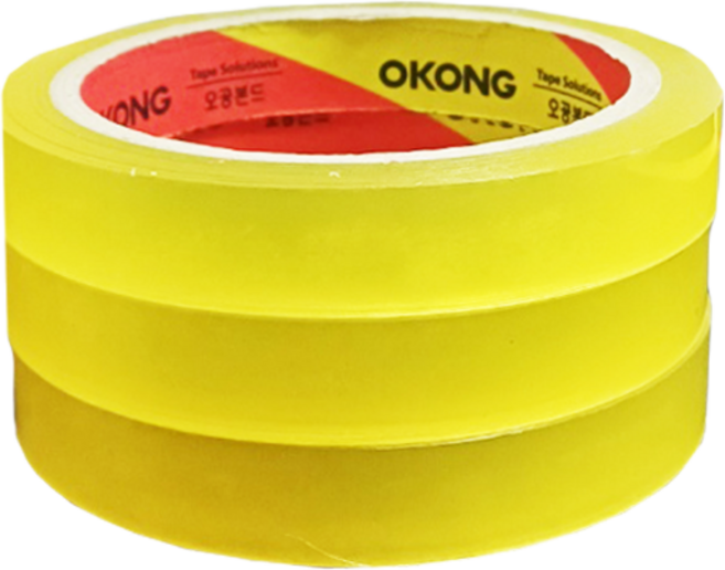 오공 문구 테이프 16mm x 25m, 투명, 3개