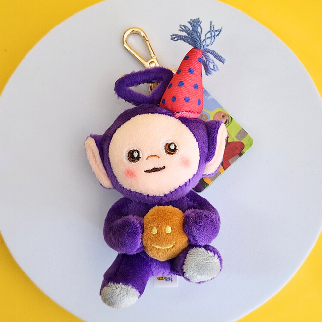 BSC 텔레토비 터비 토스트 인형 키링 열쇠고리 보라돌이 뚜비 나나 뽀 가방고리, 4. 보라돌이 터비토스트 키링, 1개, 7cm