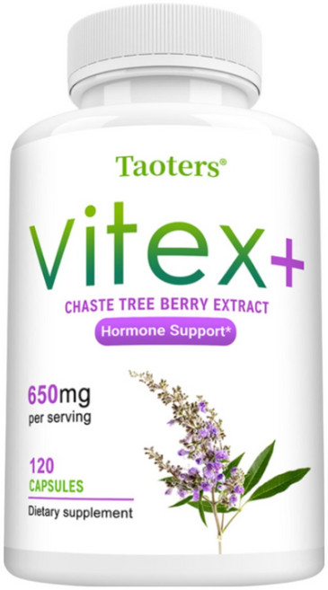 비텍스 + 체이스트리 베리 추출물 650mg - 유전자 변형 없음, 2개, 120회분