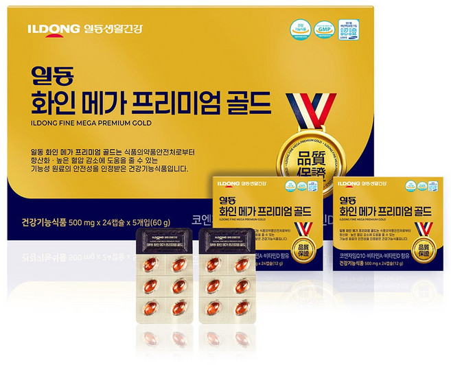 일동 화인 메가 프리미엄 골드, 1개, 120정