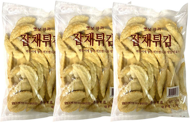 떡볶이와 함께 만복식품 옛날야끼만두1.2kg, 3.6kg, 1세트