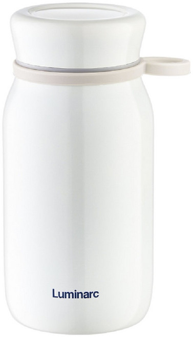 루미낙 라떼 보온보냉병, 화이트, 350ml