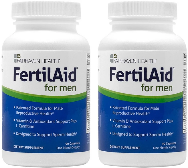 Fairhaven Health FertilAid 포맨 캡슐 90정, 2개 - 쿠팡