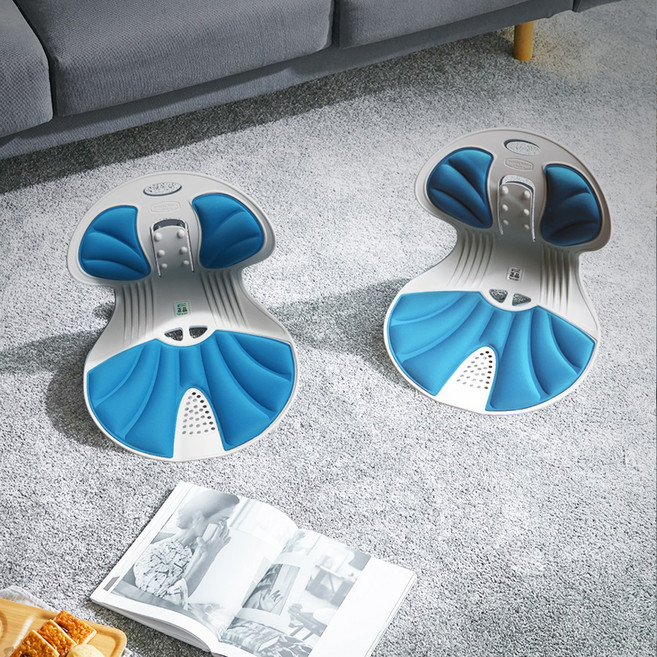 [당일발송]허리 척추 바른자세만들기 바른엔젤체어2 블루, 2+1 블루, 1개