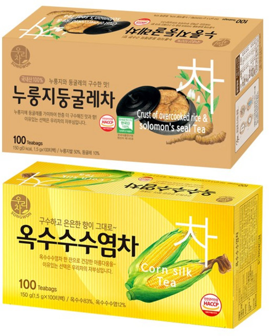 송원 누룽지둥굴레차 +옥수수수염차