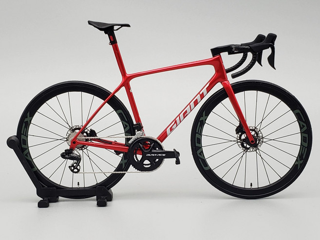 HOBBIT BIKE 로드 자전거 모델 1 12 로드자전거 카본로드 자전거추천 로드바이크 미니어쳐 투르드 프랑스 그란폰도, 1개, Giant Tcr Sl 메탈릭 레드