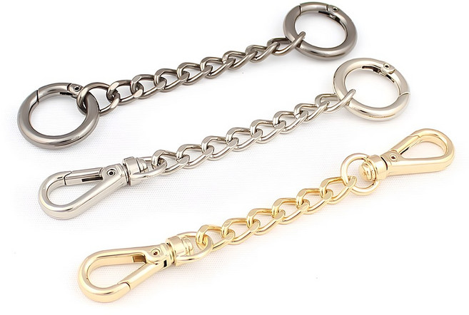 [국산] 가방 체인줄 길이 연장 체인스트랩 명품 리폼 가방끈 숏 핸들