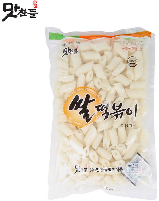 맛찬들백미식품 구멍쌀떡볶이1kg, 1박스, 10kg