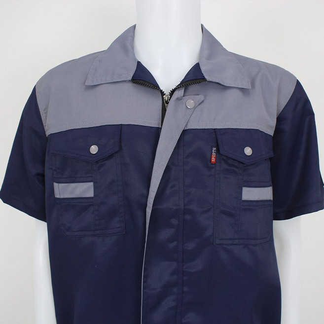 반팔 단체근무복 작업복 현장 유니폼 회사 단체복, 상의, 1개