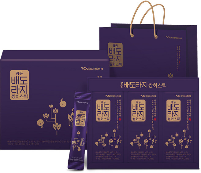 광동 배도라지 쌍화스틱, 10ml, 30개