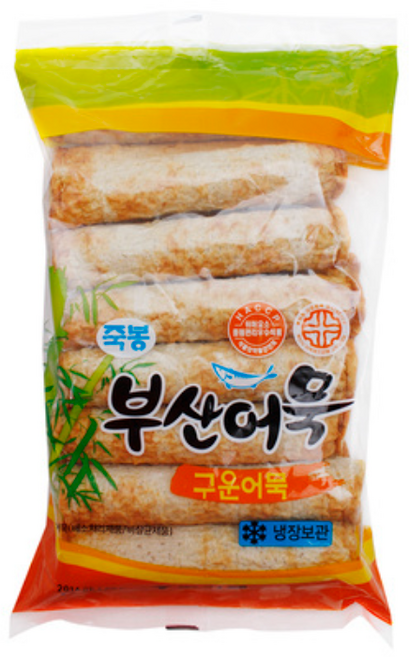 죽봉 부산어묵 구운어묵 800g 풍조식품 냉동, 30개