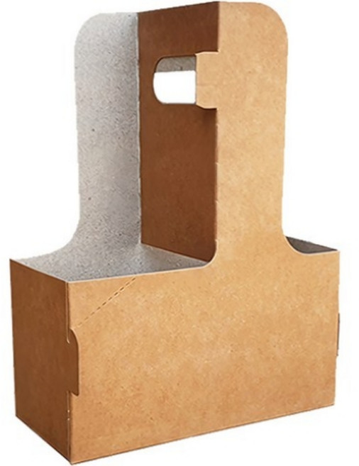 커피세븐 튼튼 합지 음료캐리어 2구, 200개입, 1개