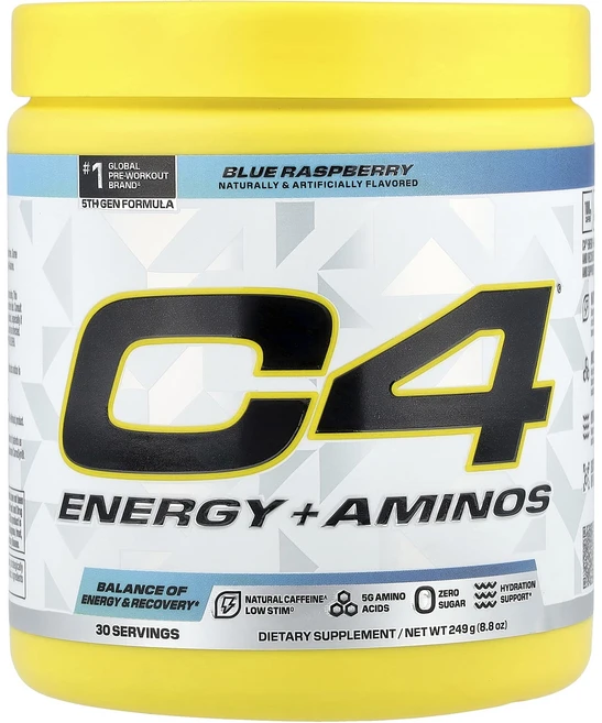 신상할인판매 C4 / Cellucor C4® 에너지 + 아미노산 블루 라즈베리 249g(8.8oz) 최저가격, C4CellucorC4에너지아미노산블루라즈베리249g8, 249g - 쿠팡