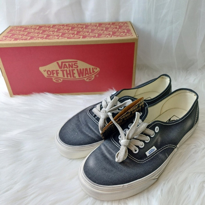 반스 패션화 헬스화 스니커즈 어센틱 웨이브 워시드블랙