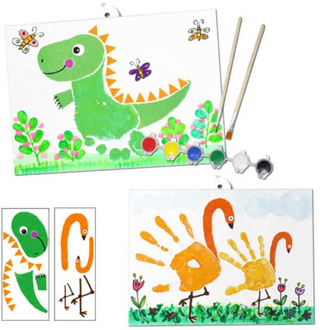 뚝딱 손도장발도장액자 만들기 1인용, 상세페이지 참조, 펭귄