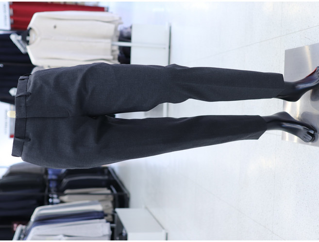 STCO 그레이 에센셜 사방스판 슬랙스 (테이퍼드핏) SEPWZ72M